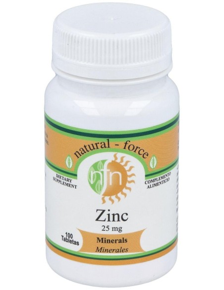 Natural Force Zinc 25Mg 100Comp
