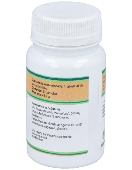 Natural Force Uña Gato 500Mg 60Caps