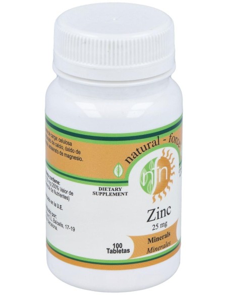 Natural Force Zinc 25Mg 100Comp