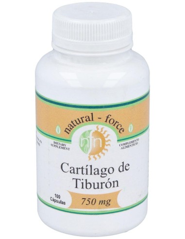 Cartilago De Tiburon 750Mg. 100Cap.
