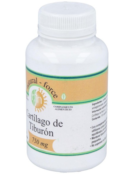 Cartilago De Tiburon 750Mg. 100Cap.