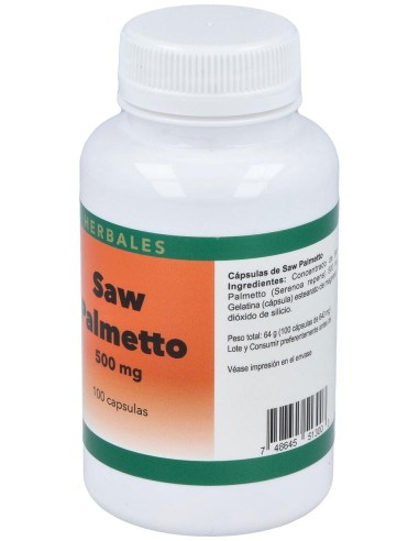 Saw Palmetto 500Mg. 100Cap.