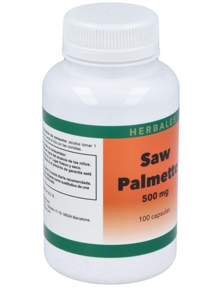 Saw Palmetto 500Mg. 100Cap.