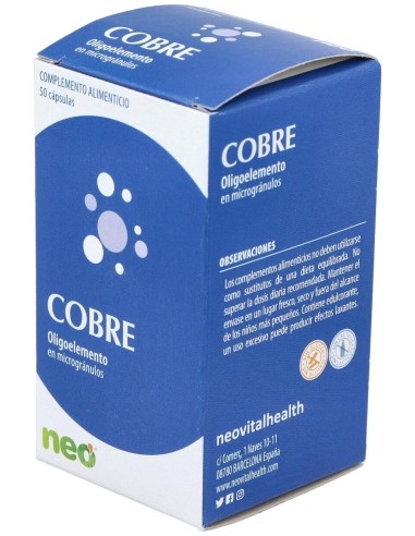 Cobre Microgranulos Neo 50Cap.
