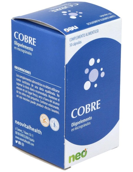 Cobre Microgranulos Neo 50Cap.