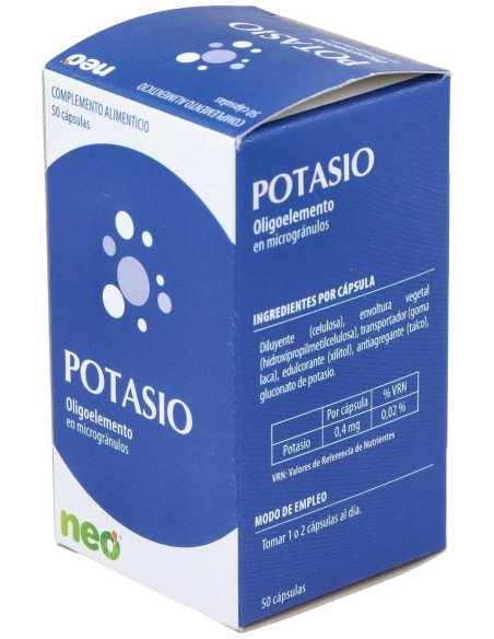 Potasio Microgranulos Neo 50Cap.