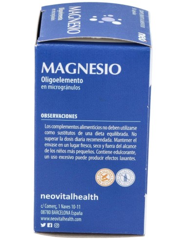 Magnesio Microgranulos Neo 50Cap.