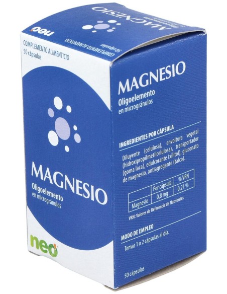 Magnesio Microgranulos Neo 50Cap.