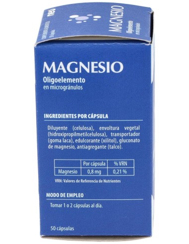Magnesio Microgranulos Neo 50Cap.