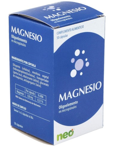 Magnesio Microgranulos Neo 50Cap.