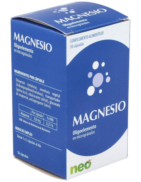 Magnesio Microgranulos Neo 50Cap.