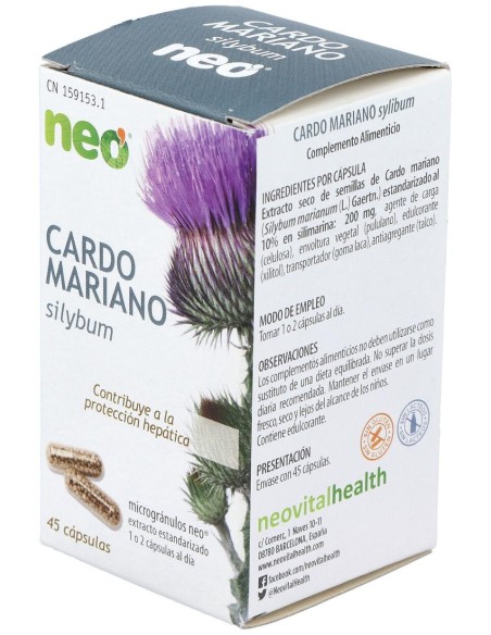 Cardo Mariano Microgranulos Neo 45Cap.