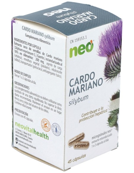 Cardo Mariano Microgranulos Neo 45Cap.