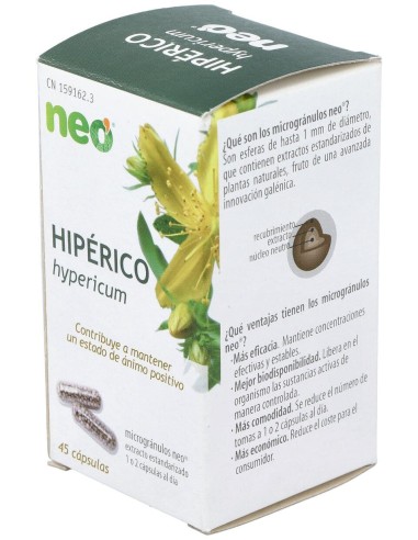 Hiperico Microgranulos Neo 45Cap.