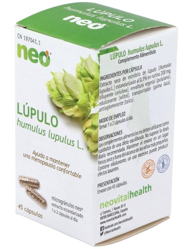 Lupulo Microgranulos Neo 45Cap.