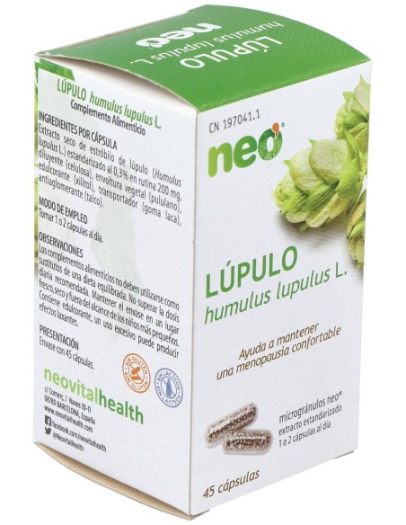 Lupulo Microgranulos Neo 45Cap.
