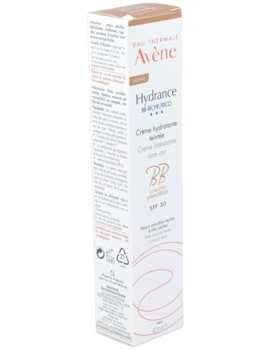 Avène Hydrance Bb Rica Crema Hidratante Spf30 40Ml