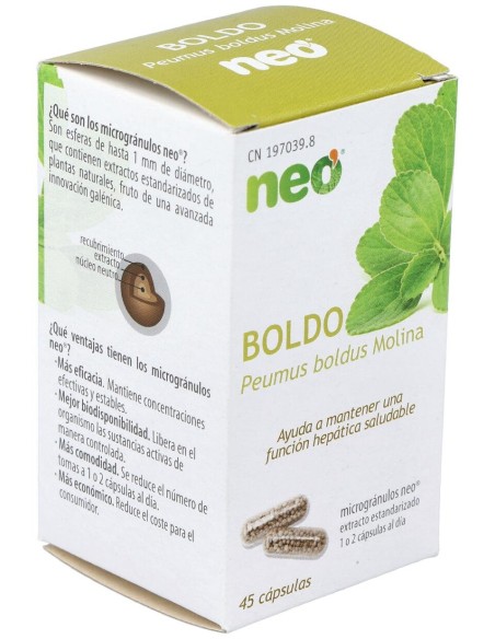 Boldo Microgranulos Neo 45Cap.