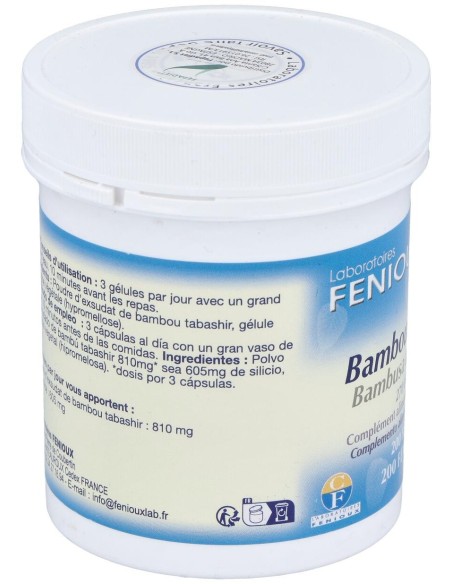 Fenioux Bambu Tabashir 270Mg 200Caps