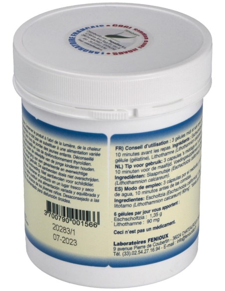 Fenioux Litho Escholtzia 240Mg 200Caps