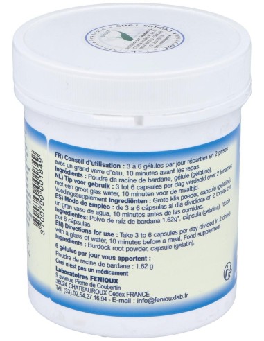 Fenioux Bardana 270Mg 200Caps