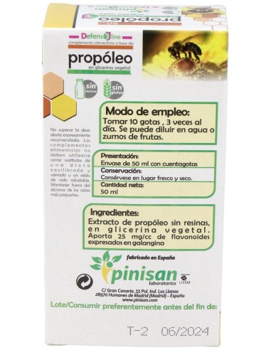 Pinisan Extracto Propóleo 50Ml