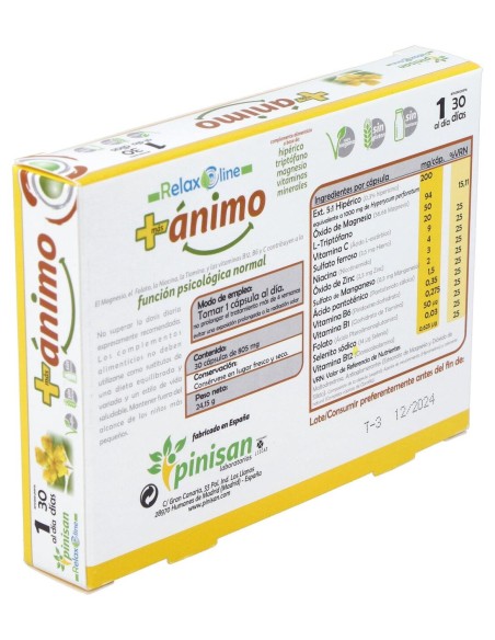 Pinisan Más Ánimo 30Cáps