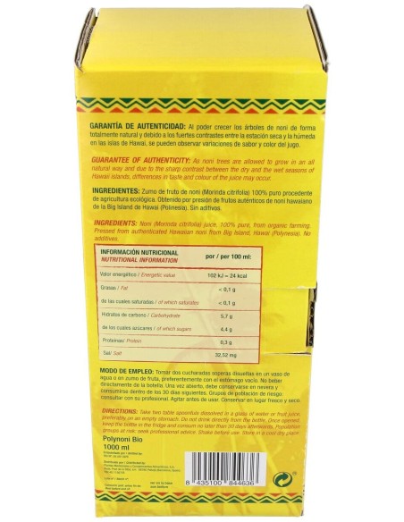 Plameca Jugo Noni Bio 1 L