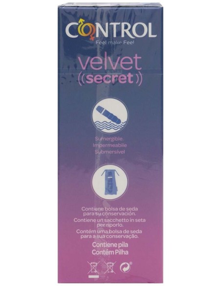 Control Velvet Secret Mini Estimulador, 1 Ud