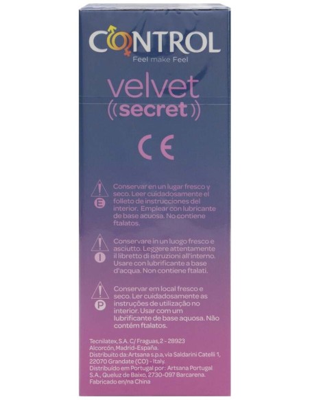 Control Velvet Secret Mini Estimulador, 1 Ud