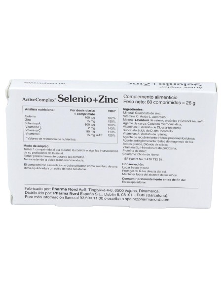 Activecomplex Selenio+Zinc 60Comp.