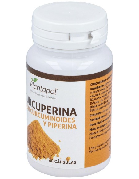 Plantapol Curcuperina Con Curcuminoides Y Piperina 60 Capsulas