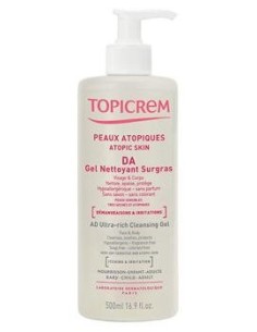 Topicrem Da Gel Limpiador Sobregraso, 500 Ml