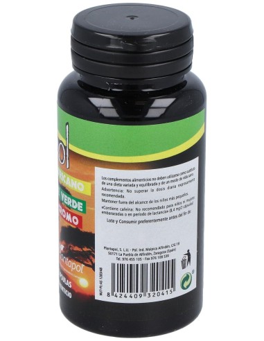 Plantapol Adipol Mango Africano_ Te Verde_ Cromo 60 Capsulas