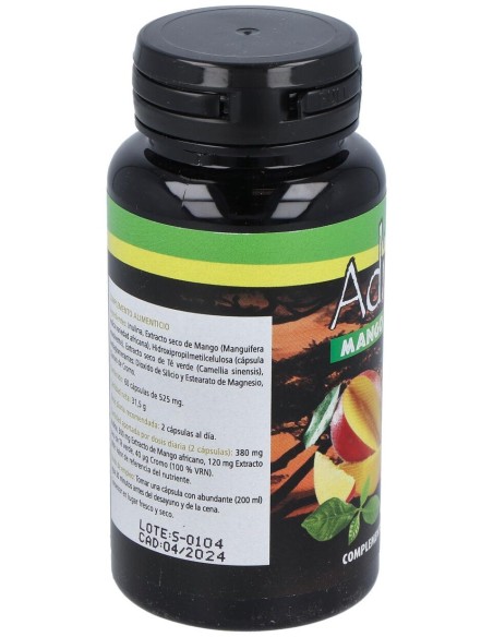 Plantapol Adipol Mango Africano_ Te Verde_ Cromo 60 Capsulas