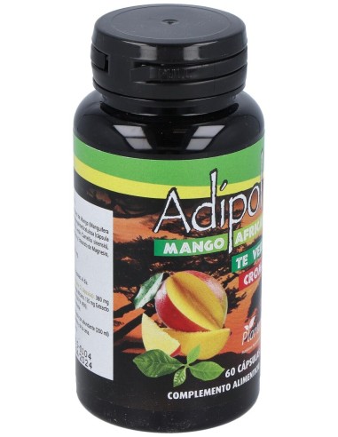 Plantapol Adipol Mango Africano_ Te Verde_ Cromo 60 Capsulas
