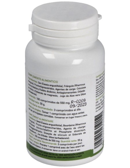 Plantapol Sen_ Frangula_ Aloe Y Fos 100 Comprimidos