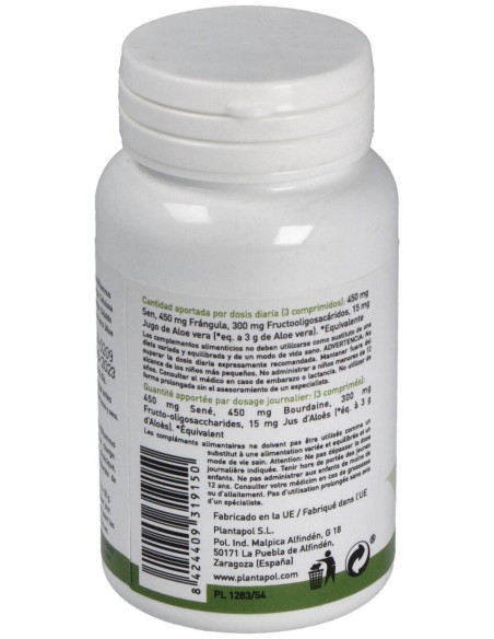 Plantapol Sen_ Frangula_ Aloe Y Fos 100 Comprimidos