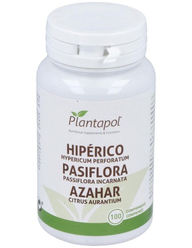 Plantapol Hiperico Pasiflora Azahar 100 Comprimidos