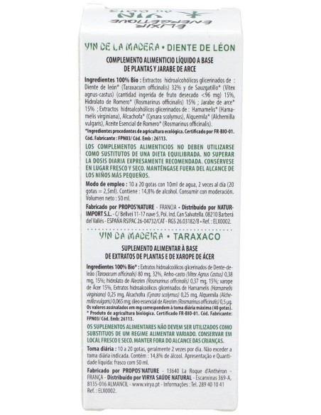 Elixir Nº 02 Ying De Madera (Diente De Leon) 50Ml