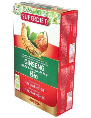 Baule Volante Y Fior Di Loto Jalea Real Ginseng 20Uds