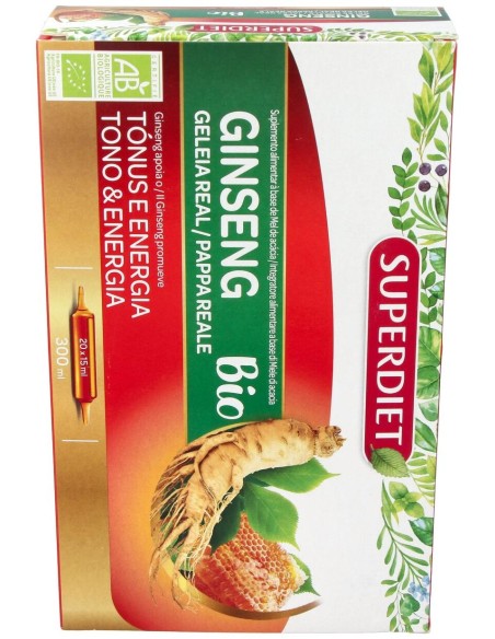 Baule Volante Y Fior Di Loto Jalea Real Ginseng 20Uds