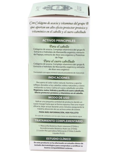 D'Shila Champú Manzanilla Cabellos Claros 300Ml