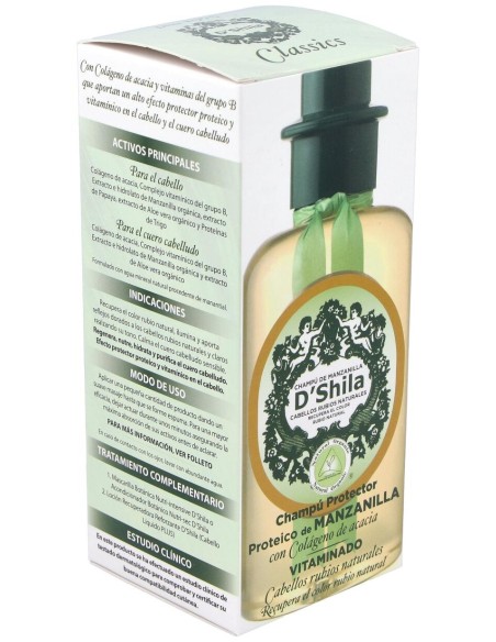 D'Shila Champú Manzanilla Cabellos Claros 300Ml