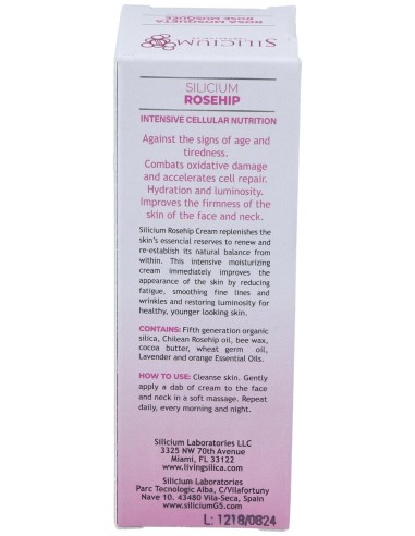 Silicium Rosa Mosqueta Crema 50Ml.