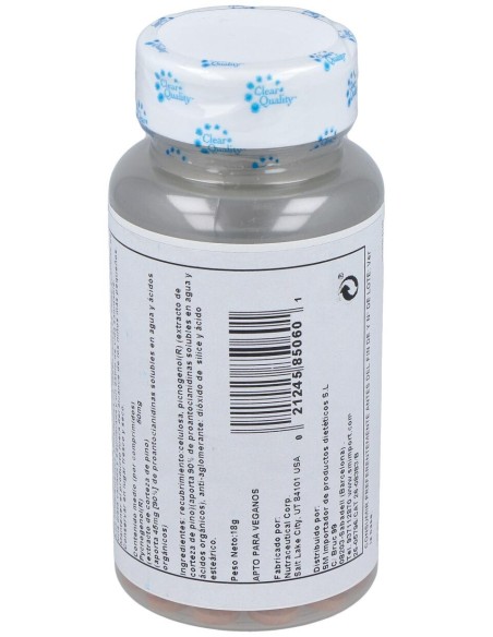 Solaray Pycnogenol Cáps 50Mg