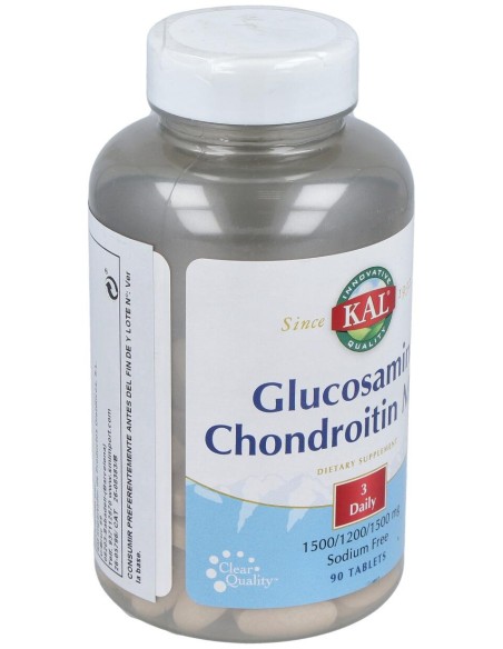 Kal Glucosamina/Condroitina/Msm 90 Comp