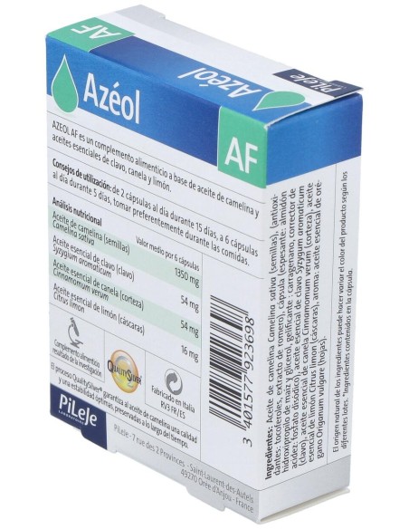 Azeol Af, 30 Cápsulas