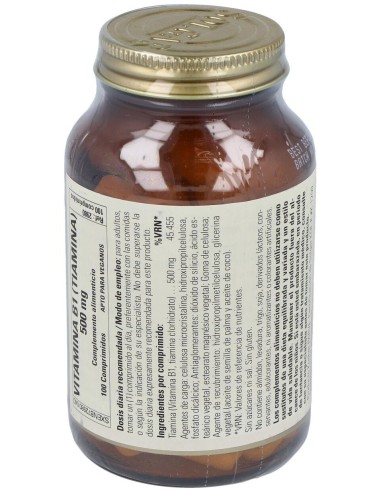 Vitamina B1 500Mg. 100Comp.