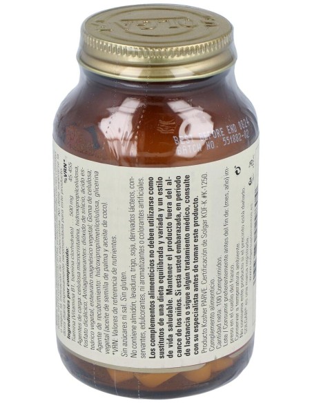 Vitamina B1 500Mg. 100Comp.